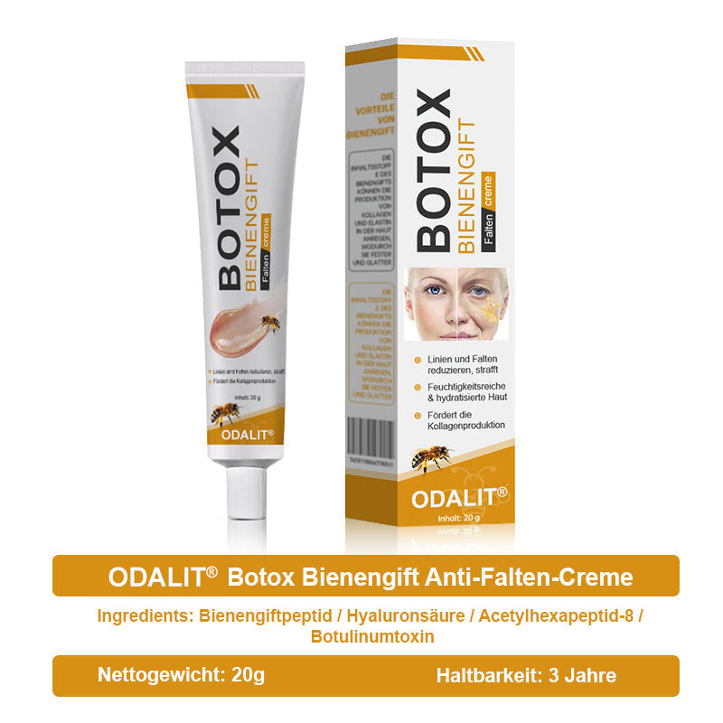 👨⚕️ Hergestellt in Deutschland - ✨ODALIT® Botox Bienenvenom Faltenentfernungscreme