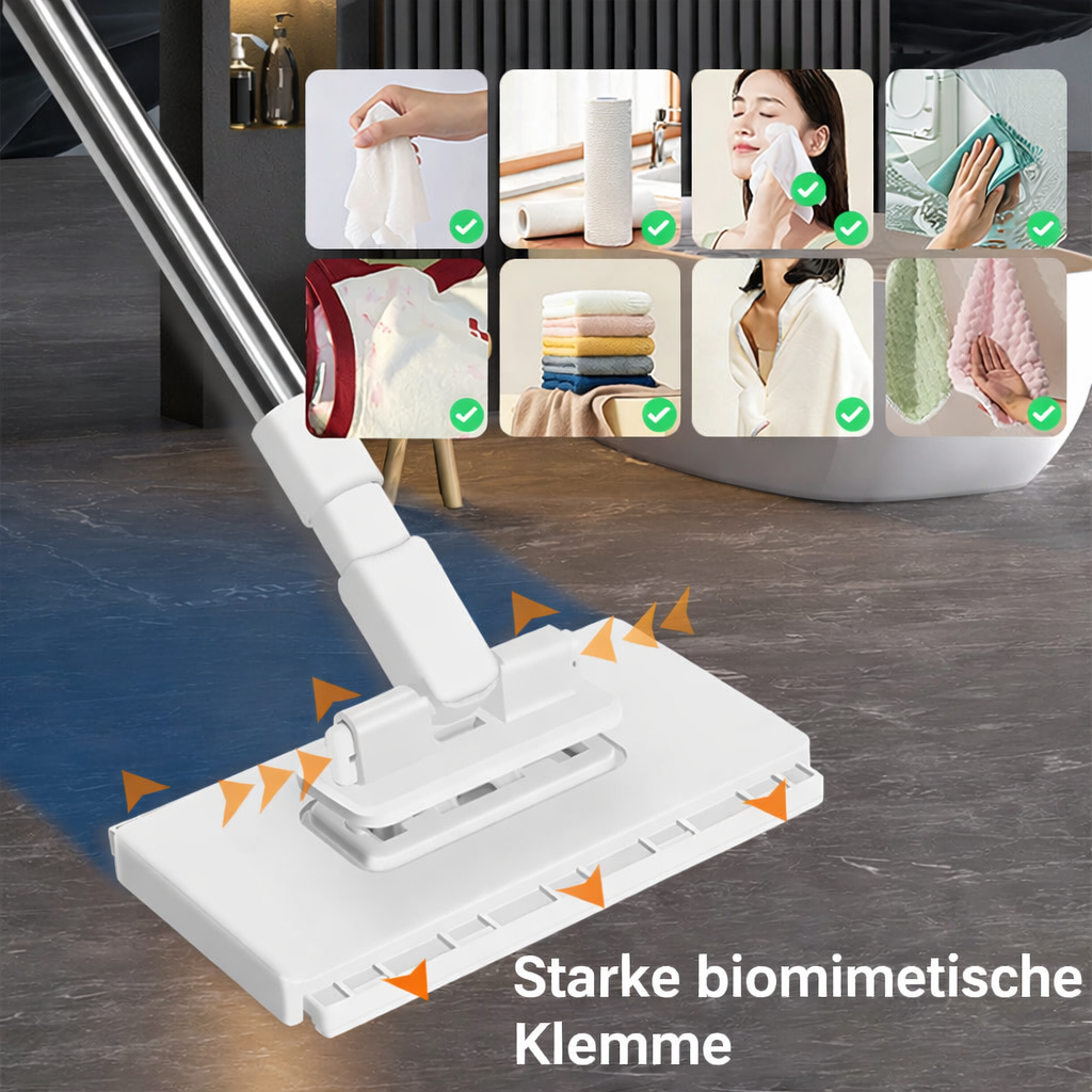 💦Letzter Tag der Aktion: 50% RABATT🧹Einweg-Staubmopp mit 4 wiederverwendbaren Lappen