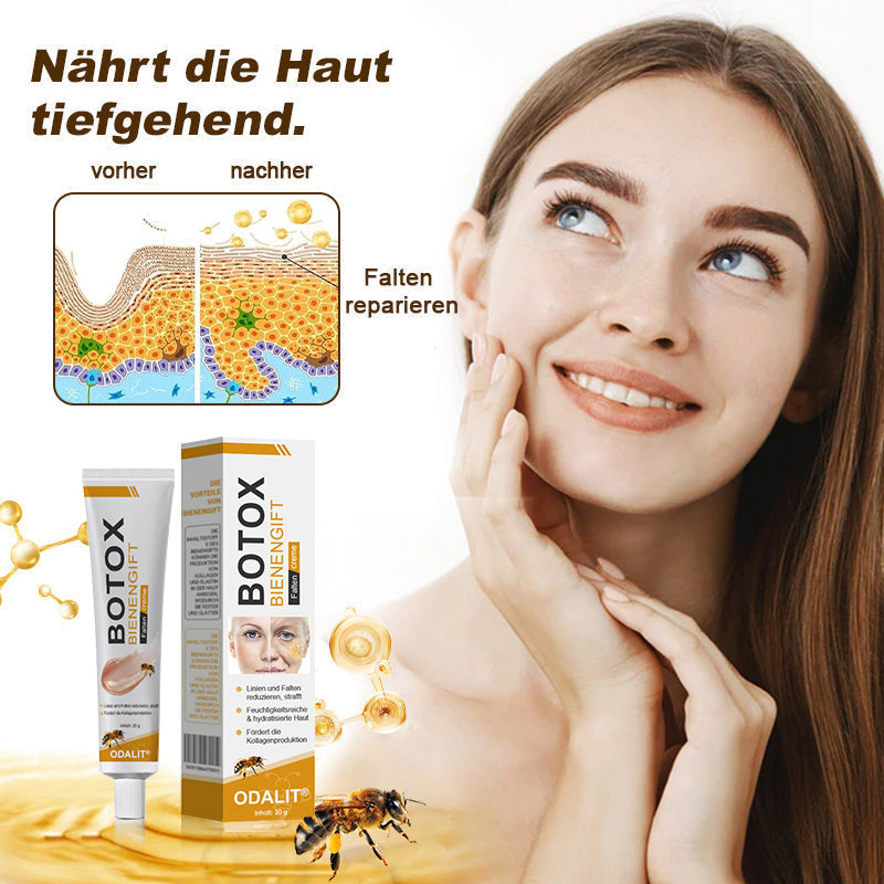 👨‍⚕️ Hergestellt in Deutschland - ✨ODALIT® Botox Bienenvenom Faltenentfernungscreme