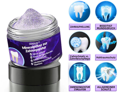 Blitzangebot 😍 – Nicht verpassen! – ODEIUN™ Mineralpulver zur Zahnreparatur 🦷 (von der BZÄK empfohlen) 👩‍⚕️ (Hilft bei Parodontitis und Mundgeschwüren, schützt vor Zahnverlust und unterstützt die Regeneration von zurückgehendem Zahnfleisch)