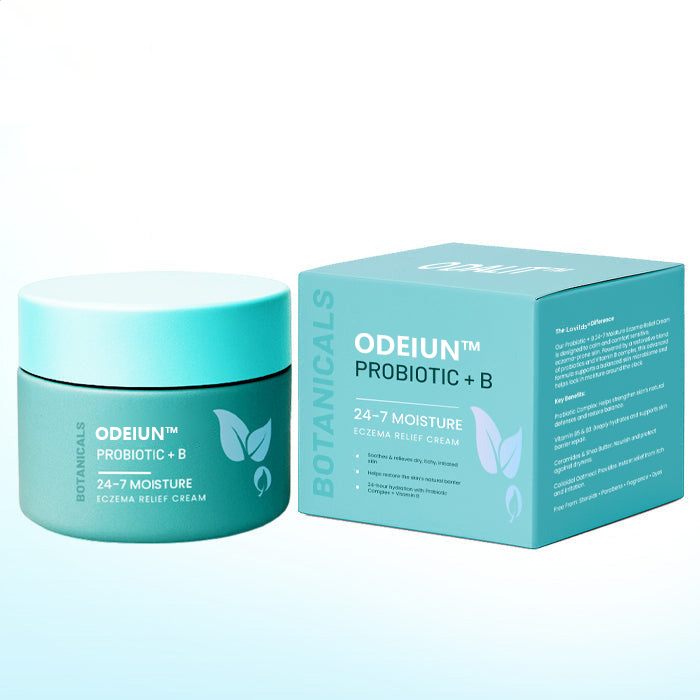 ODEIUN™ Probiotische Feuchtigkeitscreme mit Vitamin B – 24h Pflege bei Ekzemen