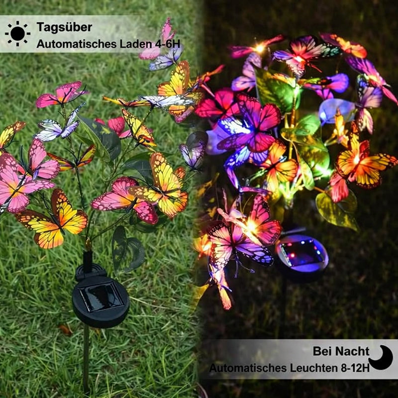 Solar Schmetterling Gartenlicht