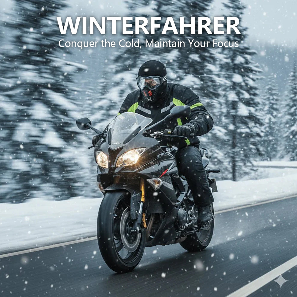 🔥 Winter-Fahrermaske, warm, gegen Nebel, Sturmhaube, Vollgesichtsmaske