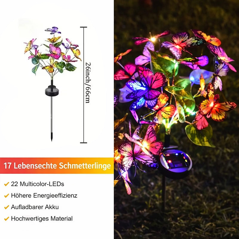 Solar Schmetterling Gartenlicht