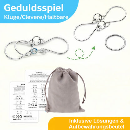 🔥 Das beste Neujahrsgeschenk 🎁 Metall-Montessori-Puzzle zum Knobeln