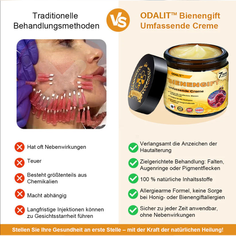 In Deutschland hergestellt und versendet ✨ ODALIT™ Bienengift-Komplexcreme 🔥 LETZTER TAG: 80 % RABATT
