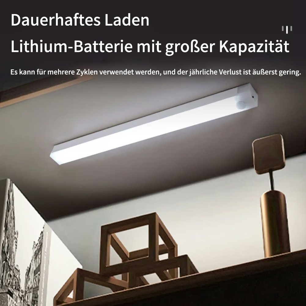 Nur noch 3 Stunden! 🌙 Nachtlicht mit Bewegungssensor für den Innenbereich, 🔋 1500 mAh Akku, per USB aufladbar, magnetische Befestigung, dimmbar 🌟