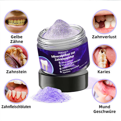 Blitzangebot 😍 – Nicht verpassen! – ODEIUN™ Mineralpulver zur Zahnreparatur 🦷 (von der BZÄK empfohlen) 👩‍⚕️ (Hilft bei Parodontitis und Mundgeschwüren, schützt vor Zahnverlust und unterstützt die Regeneration von zurückgehendem Zahnfleisch)