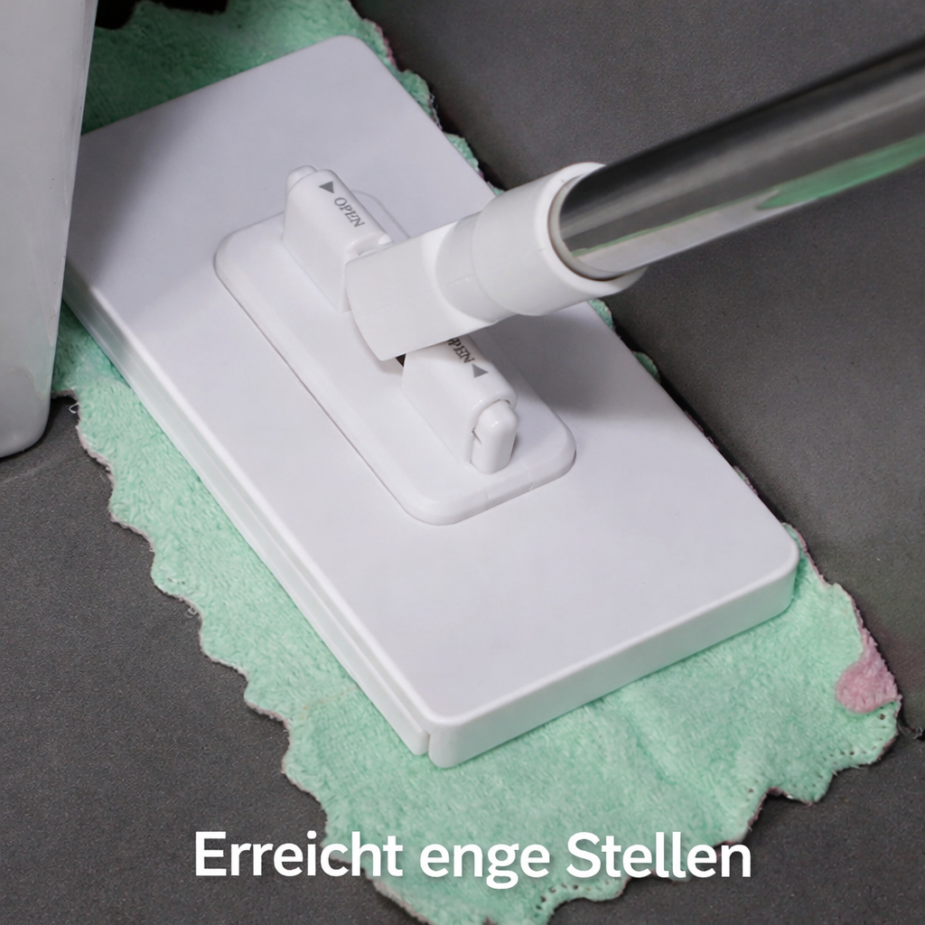 💦Letzter Tag der Aktion: 50% RABATT🧹Einweg-Staubmopp mit 4 wiederverwendbaren Lappen