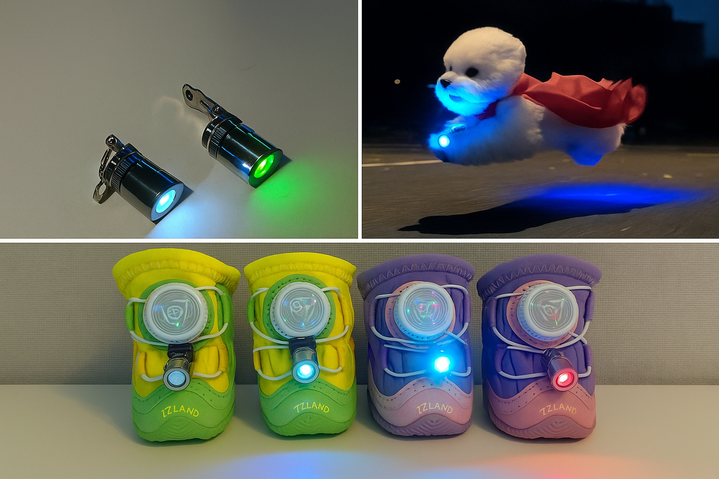 Lassen Sie Ihren Hund im Dunkeln auffallen – Helle LED-Clip-On-Schuhlichter