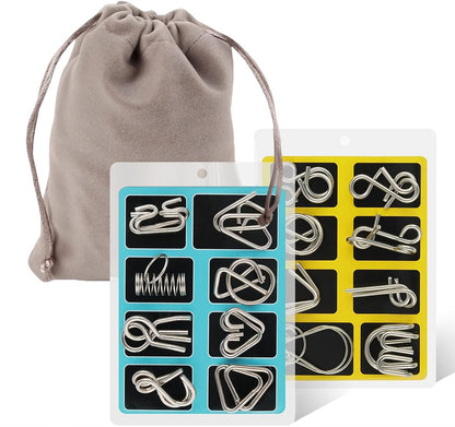 🔥 Das beste Neujahrsgeschenk 🎁 Metall-Montessori-Puzzle zum Knobeln