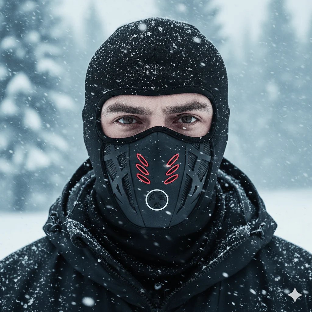 🔥 Winter-Fahrermaske, warm, gegen Nebel, Sturmhaube, Vollgesichtsmaske