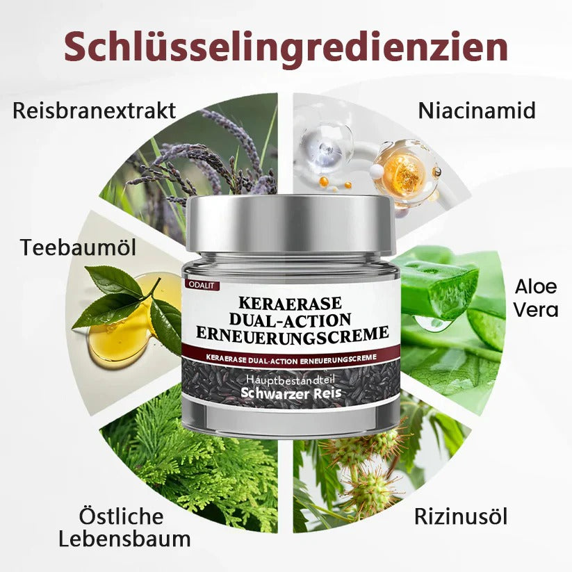 Neue Produkte 2026: FDA- und EHI-Zertifizierungen ODALIT®  KeraErase Dual-Action Erneuerungscreme